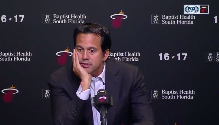 Erik Spoelstra Gave Just The Most Excruciating Press Conference After The Heat Missed The Playoffs