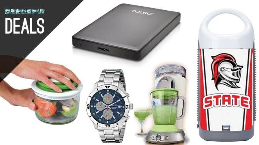 Bluetooth Speaker with Your Team's Logo, Frozen Drinks, And More Deals