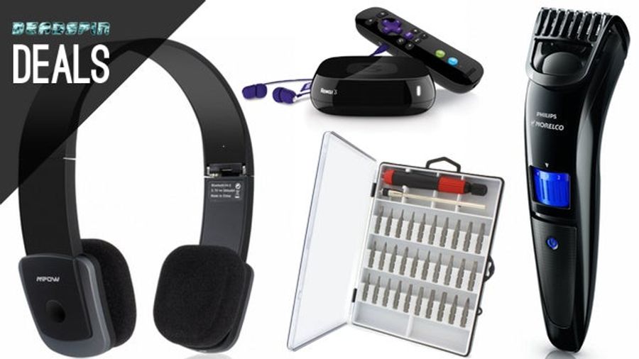 Deals: $15 Beard Trimmer, Cheap Bluetooth Headphones, Roku 3
