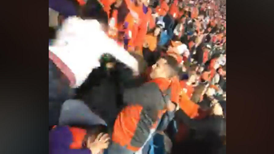 Miami And Clemson Fans Body Slam Each Other To Hell In Gory Brawl
