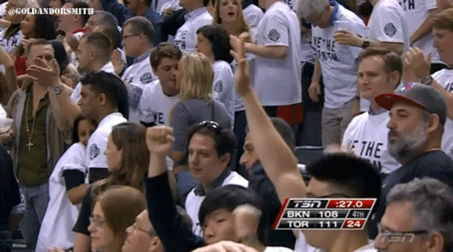 Raptors Fan Goes For Kiss During Game, Gets Rejected