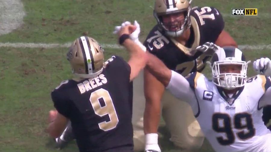 Drew Brees Exits Saints-Rams With Hand Injury [Updates]