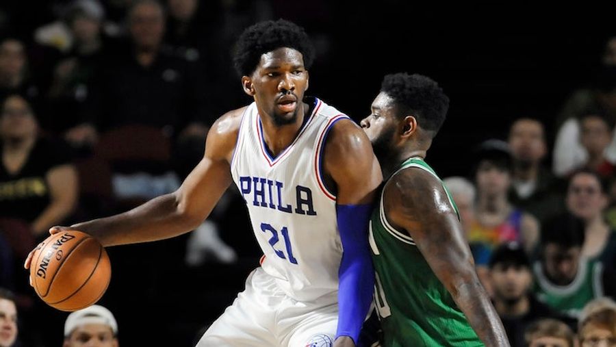 Joel Embiid Finally Made It Onto An NBA Court