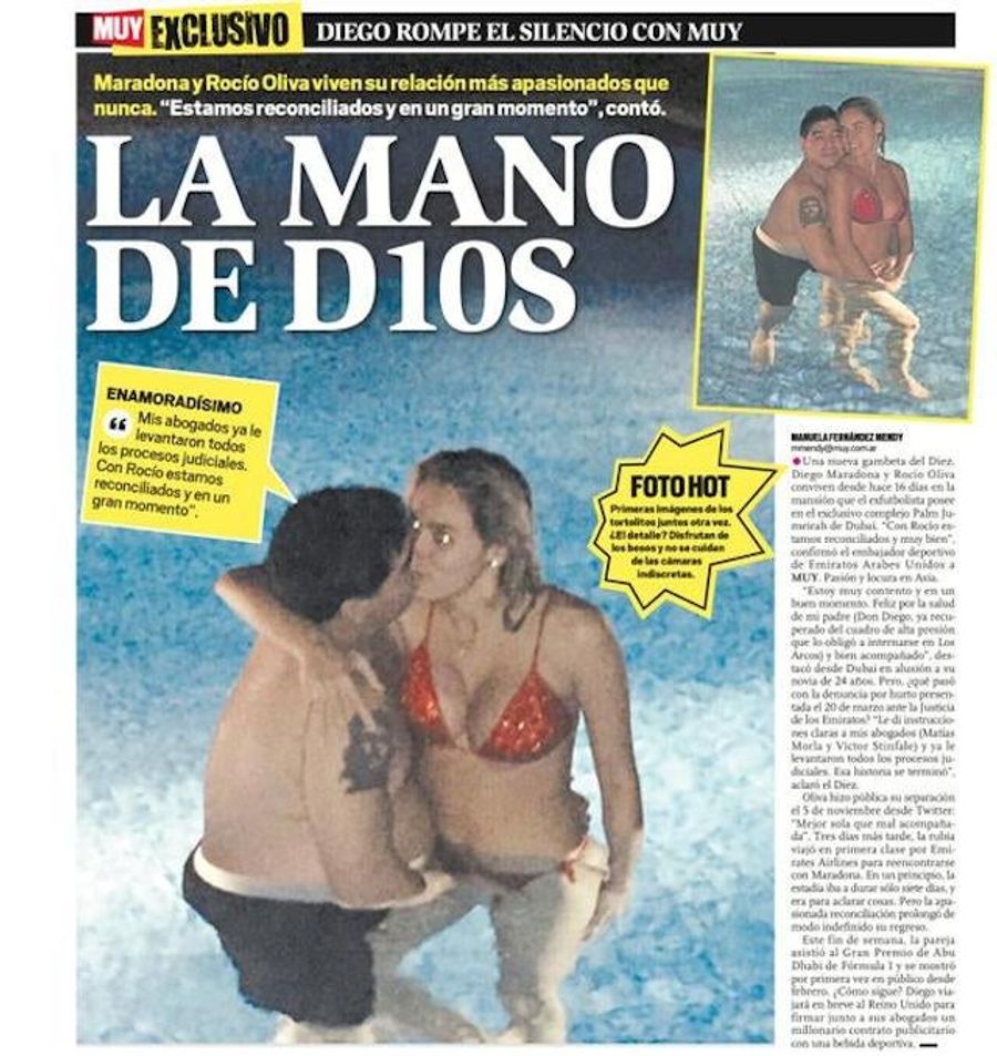Diego Maradona Shows Off Another Use For The Hand Of God