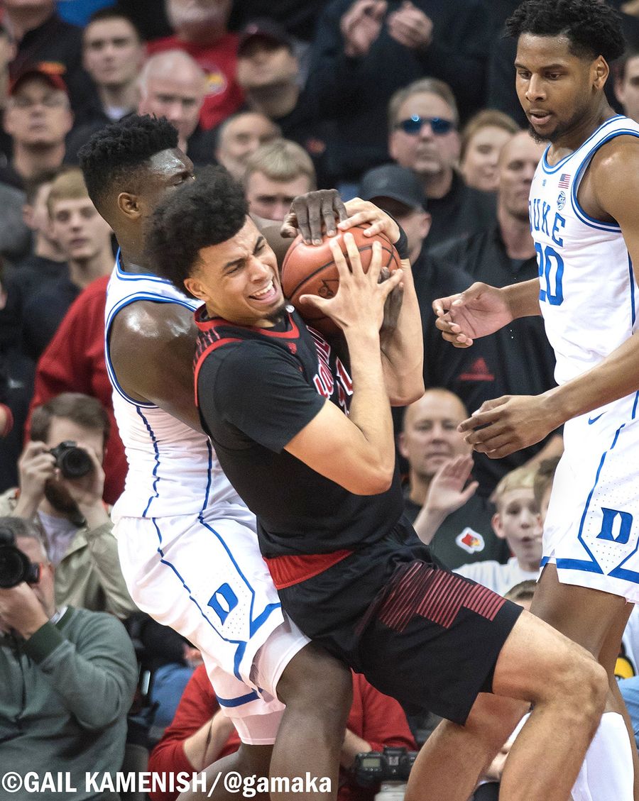 A Very Short Interview With The Photographer Who Captured Zion Williamson Denting A Basketball