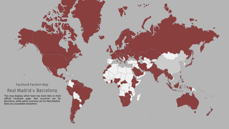 El Clásico Fandom Map: Who Ya Got, Earth?