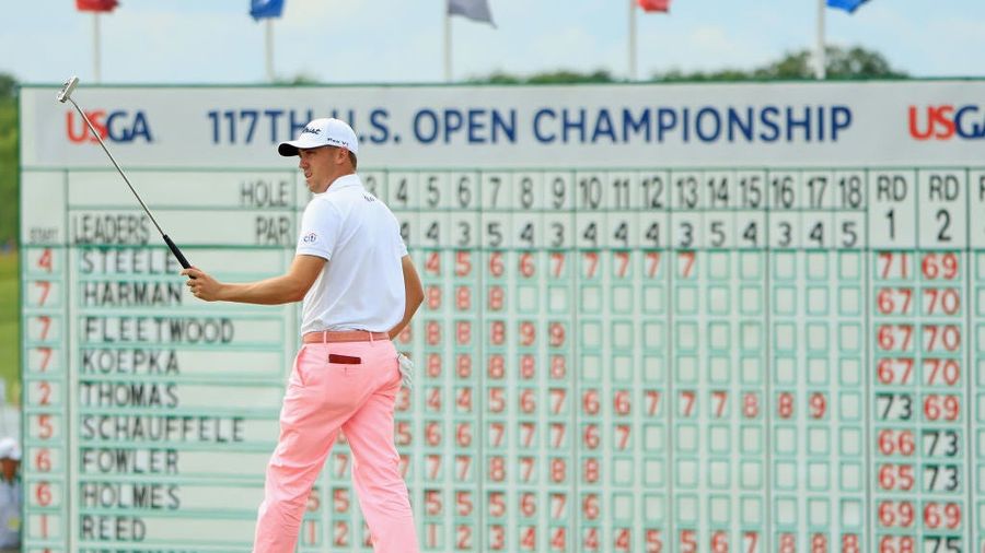 Justin Thomas Breaks U.S. Open Record In Bonkers Third Round