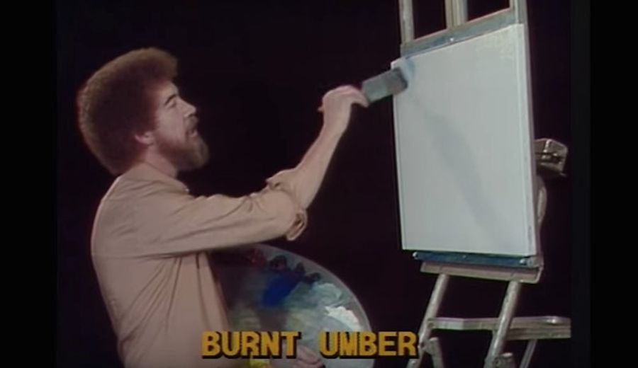 Stream Bob Ross Painting Calm-Ass Streams