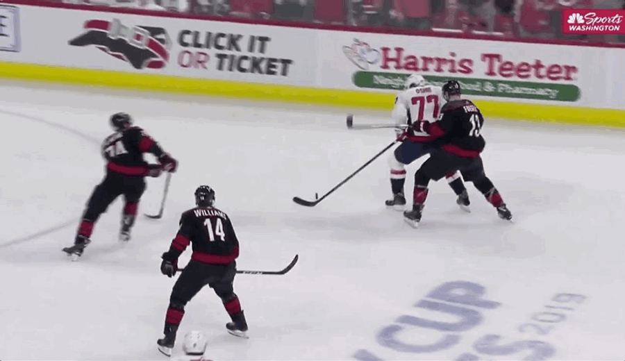 Warren Foegele Injured TJ Oshie With A Hard Shove In The Back And Was Only Given A Two-Minute Minor Penalty