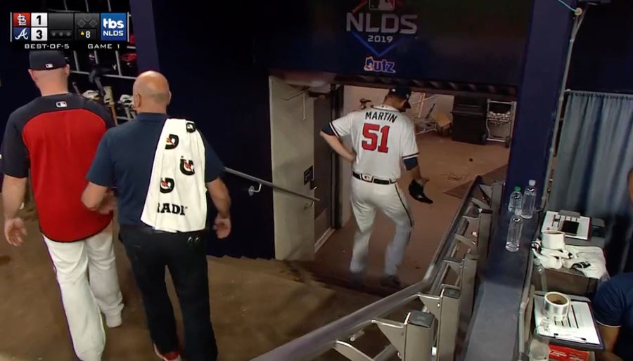 Braves Pitcher Injures Self While Warming Up On The Mound, Replacement Gives Up Dinger On First Strike [Update]