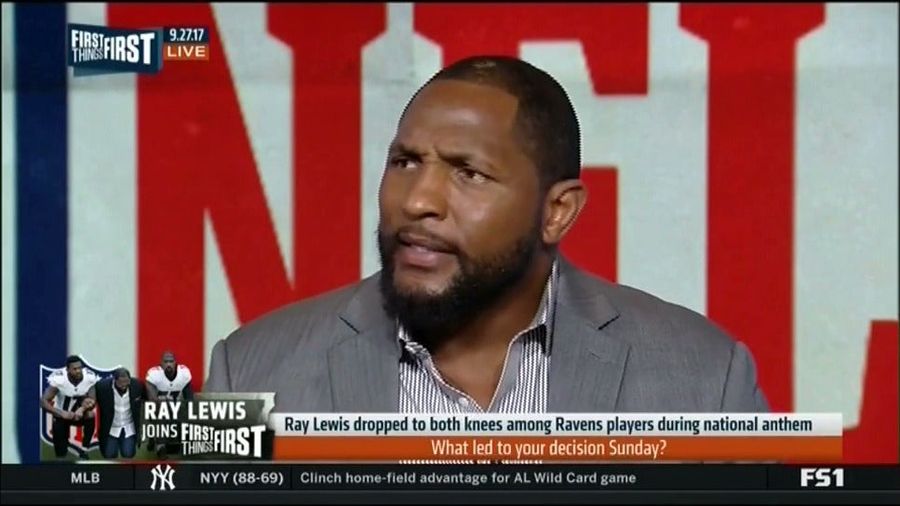 Ray Lewis Says He Dropped To Two Knees During Anthem Because Of Jesus
