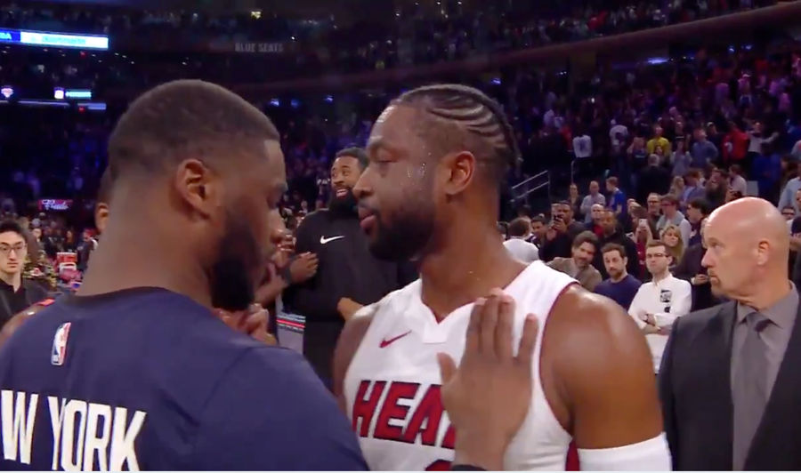 Deadspin Dwyane Wade Draws The Line At Swapping Jerseys With Emmanuel Mudiay em em