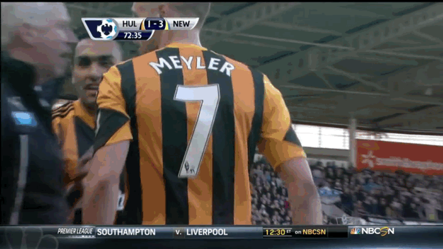 Alan Pardew Headbutts Opposing Player; Commentators Go Nuts