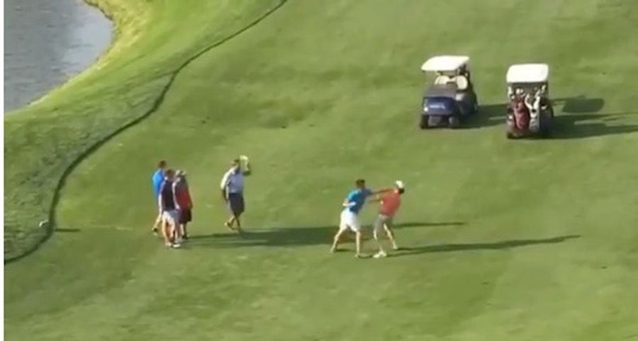 Golfer Fight!