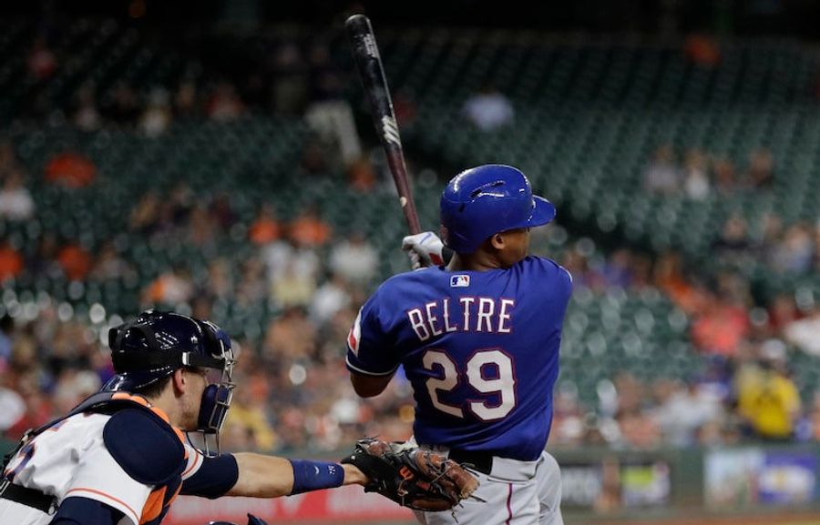 Adrian Beltre Is Still Slapping Dingers From One Knee