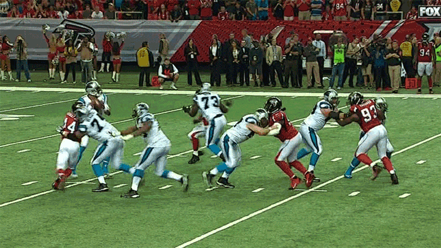 Falcons End Panthers Undefeated Season