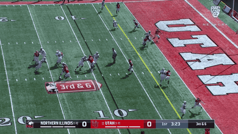 NIU Quarterback Ross Bowers Front-Flips Into The Endzone, Yet Again
