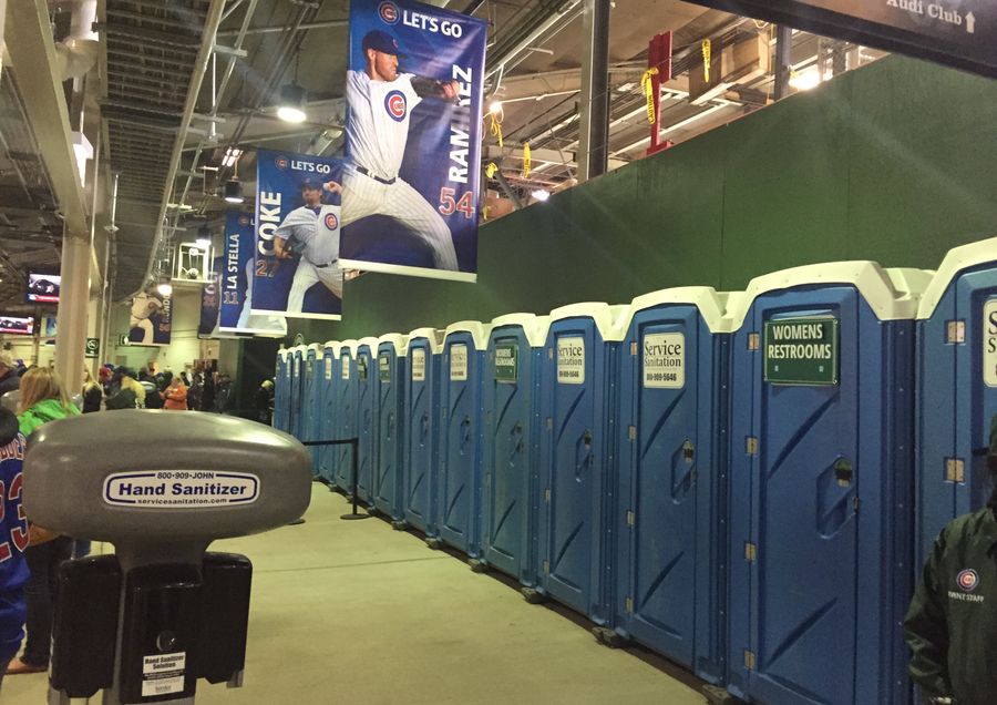 Wrigley Field Bathrooms Will Be Ready Next Month, Maybe