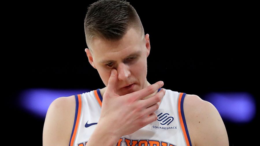 Kristaps Porzingis Sits Out, Says He May Need Elbow Procedure In The Offseason