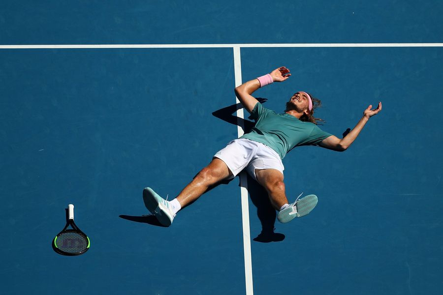 Here Are Some Things Stefanos Tsitsipas Said Right After The Biggest Moment Of His Career