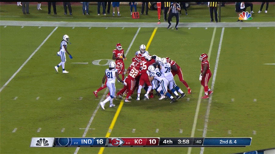 The Colts Will Spend Today Picking The Chiefs Out Of Their Treads
