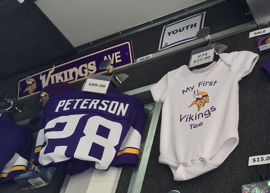 The Vikings Are Still Prominently Selling Adrian Peterson Jerseys