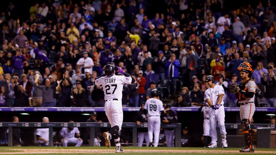 Trevor Story Hit The Ball A Quarter-Mile
