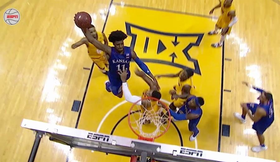 Josh Jackson Dunks On West Virginia, Eventually
