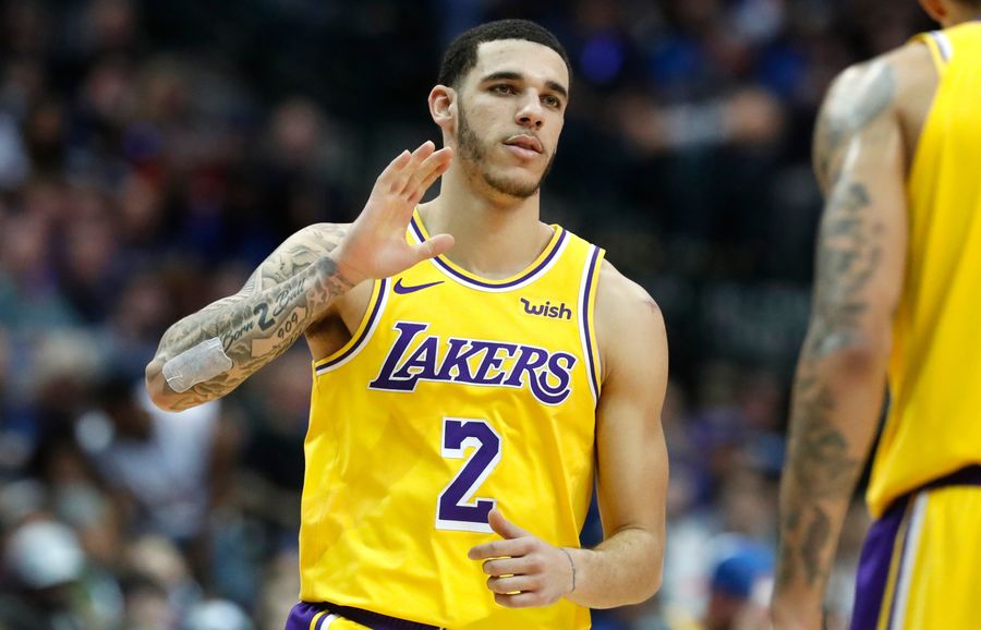 Lonzo Ball Shifts Loyalties From Big Baller Brand To A Hideous Pair Of Non-Euclidean Dice