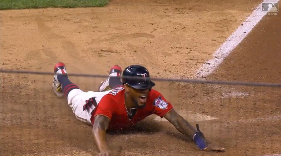 Byron Buxton Scored From First Base On A Single Because He Is Superhuman