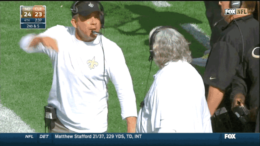 Sean Payton Lets Rob Ryan Know What's What