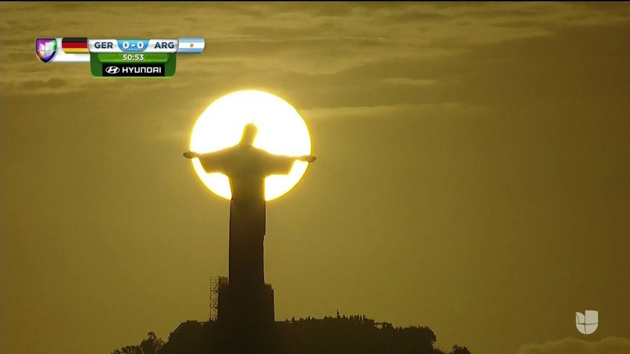 Christ Was Red-Carded For A Handball In The Box