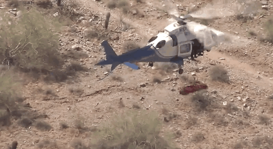 Poor Injured Hiker Subjected To Nightmarish Helicopter Rescue From Hell