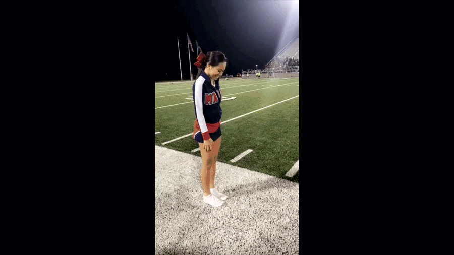 The Sports Highlight Of The Day Is This Cheerleader&#39;s Sorcery