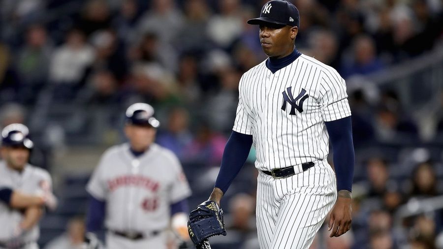 Aroldis Chapman Goes To Disabled List With Inflamed Rotator Cuff, Expected To Be Out A Month