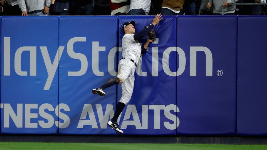 Aaron Judge Jumps And—
