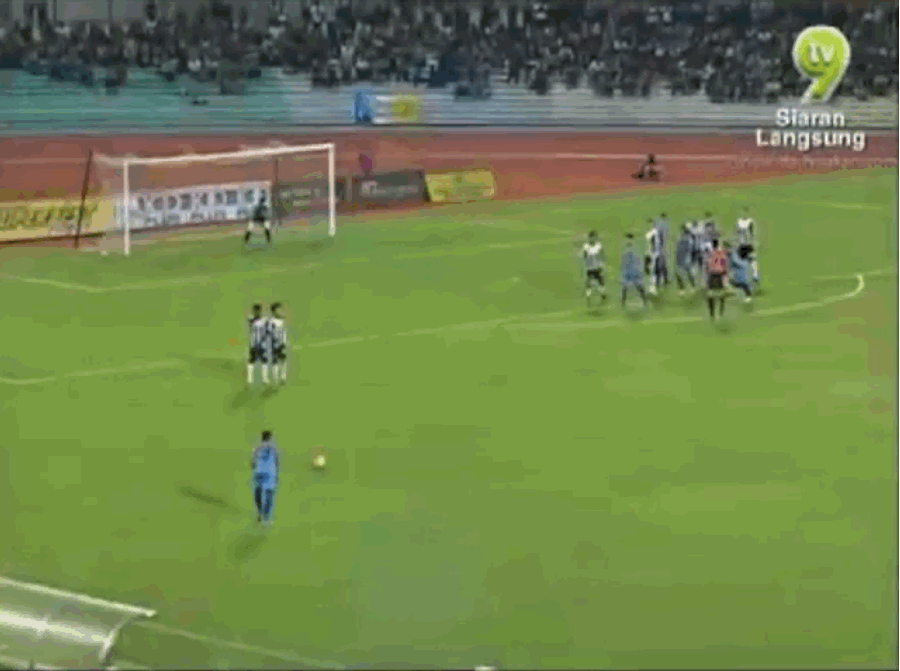 Malaysian Wizard Smashes In Magic-Guided Free Kick Goal