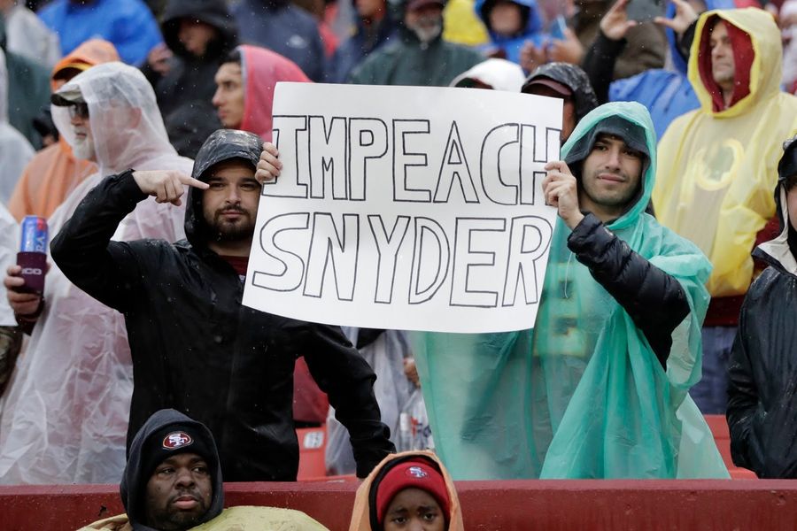 Dan Snyder Must Go, Says Women&#39;s Group, and Take Goodell With You