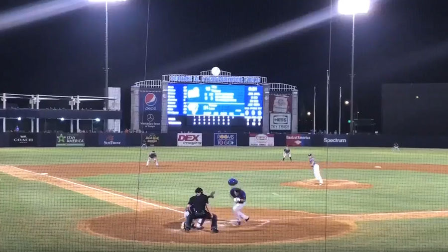 Tim Tebow Took A Pitch To The Noggin And Walked It Off