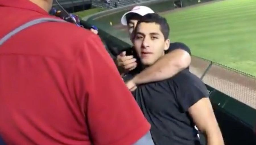 Sloppy Wrigley Bleacher Fight Features One Heroic Peacekeeper And One Racist Bro