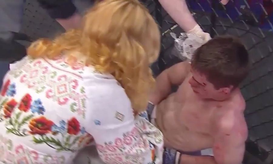 Russian MMA Fighter Knocked Out In The Cage, Slapped Silly By His Mom