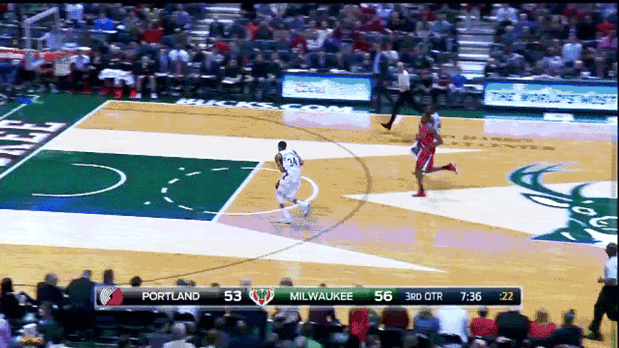 Giannis Antetokounmpo Obliterates Rim With Thunderous Windmill Jam