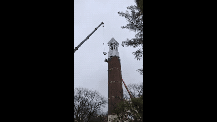 I Can&#39;t Stop Watching This Video Of Purdue Wrecking Its Fancy Clock Face