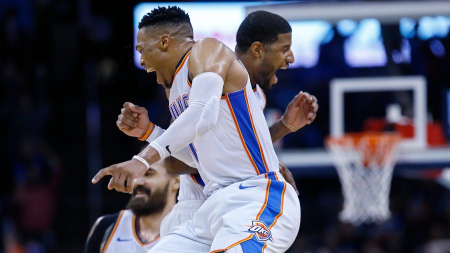 Paul George And Russell Westbrook Got Double Triple-Doubles