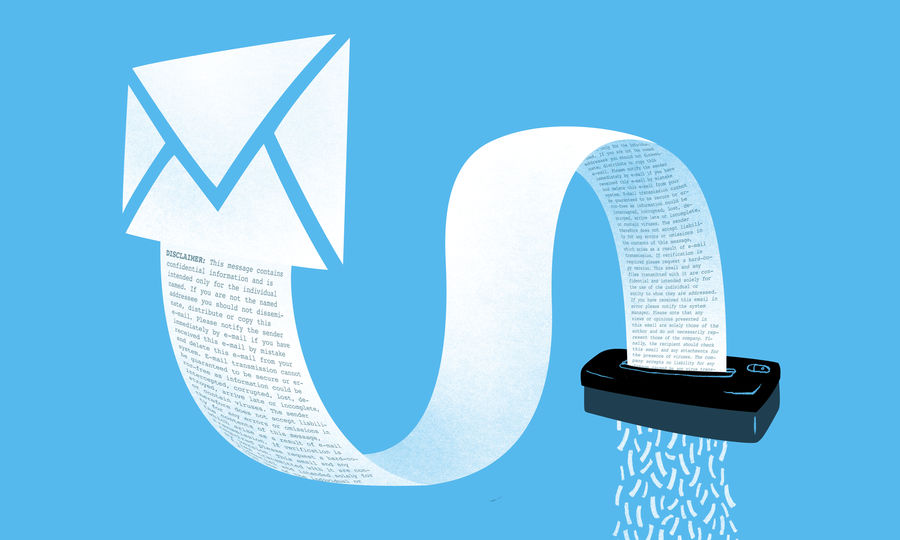 Are Email Disclaimers Meaningless?