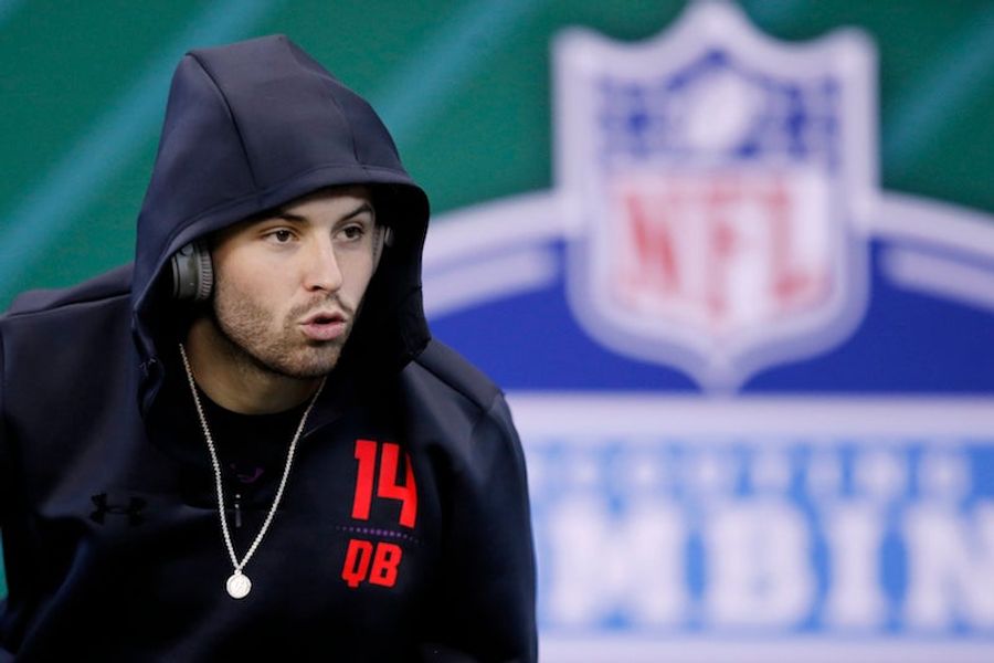 Baker Mayfield Turns Colin Cowherd Into A Punching Bag
