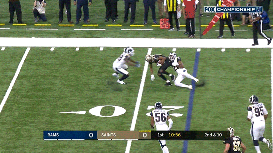 Fox Tried To Save Us From Seeing Michael Thomas's Butt