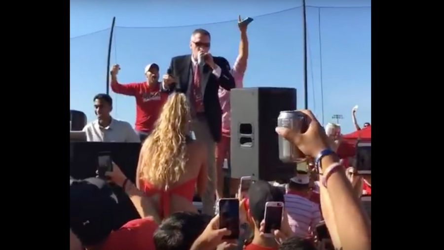 Rutgers Student Tailgate Shut Down After AD Chugs A Beer On Stage