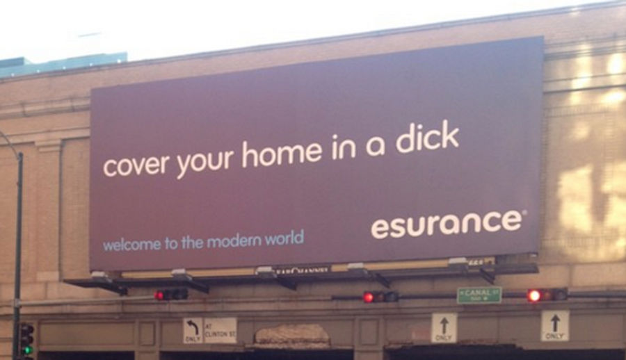 Here&#39;s A Big Billboard That Says Dick In Downtown Chicago [UPDATE]