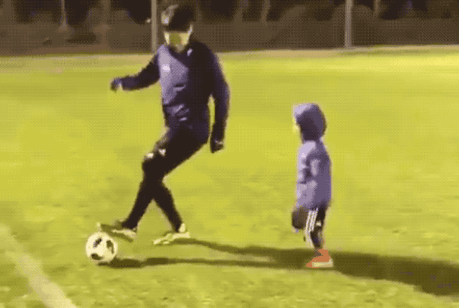 Shinji Kagawa Savagely Nutmegs Little Boy So Many Times That The Kid Starts Crying